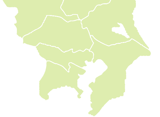 対応エリア 関東の地図