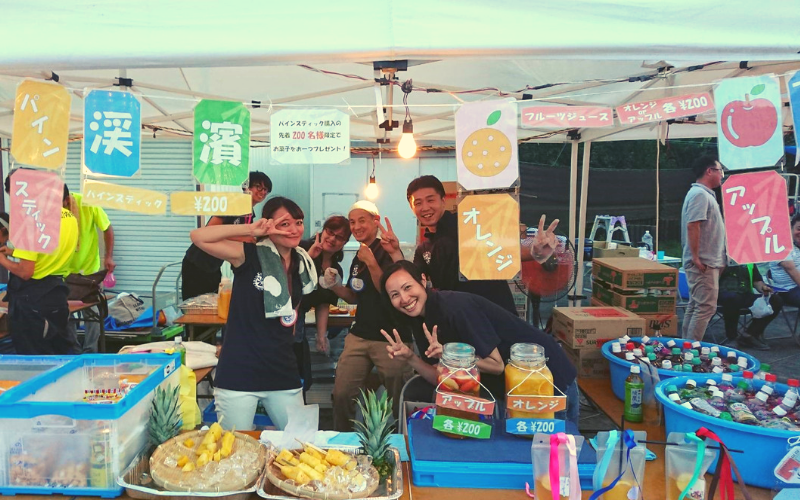 社内活動 川和町内会主催の夏祭りの写真